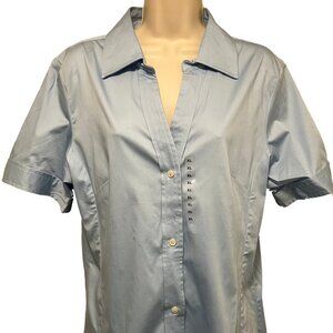 NWT Express Short Sleeve Button Down Shirt Size: XL